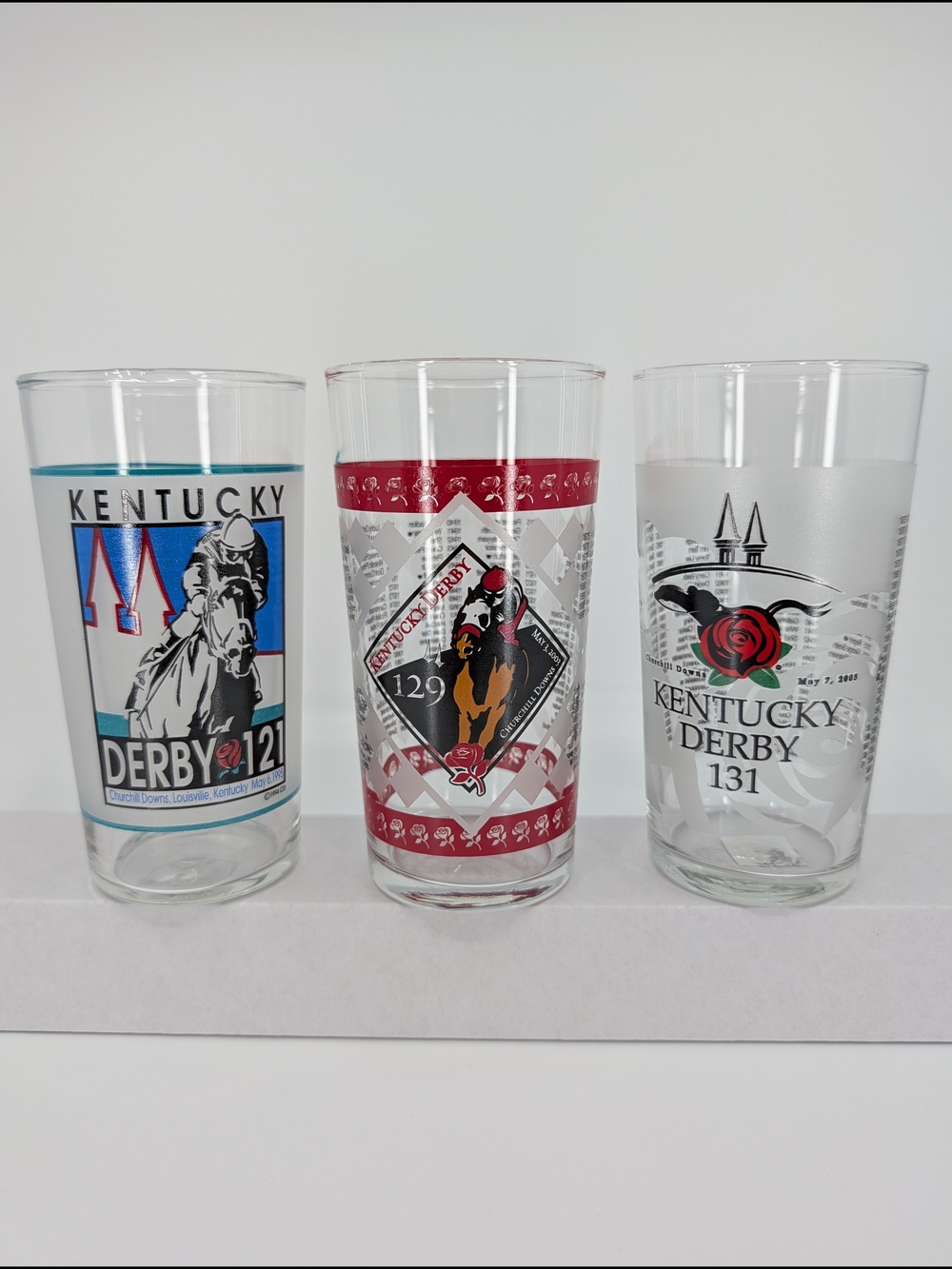 8 Kentucky Derby Commemorative Mint Julep Glasses 118/120/121/129/131/135-137 - Picture 6 of 13